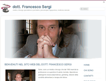 Tablet Screenshot of francescosergi.it